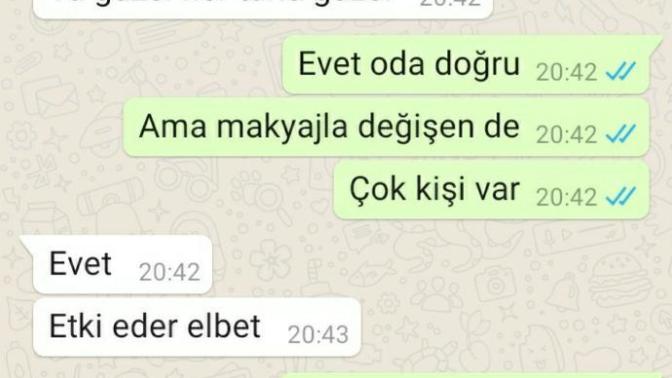 SEVGİLİM BURDA BANA ÇİRKİN Mİ DEMEK İSTİYOR?