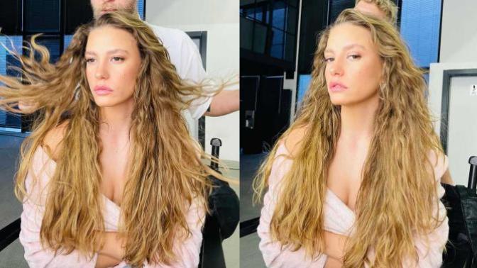Serenay Sarıkaya yeni tarzıyla ateş ediyor! Yeni tarzını beğendiniz mi?