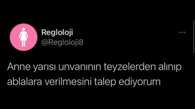Anne yarısı teyze midir, abla mı?