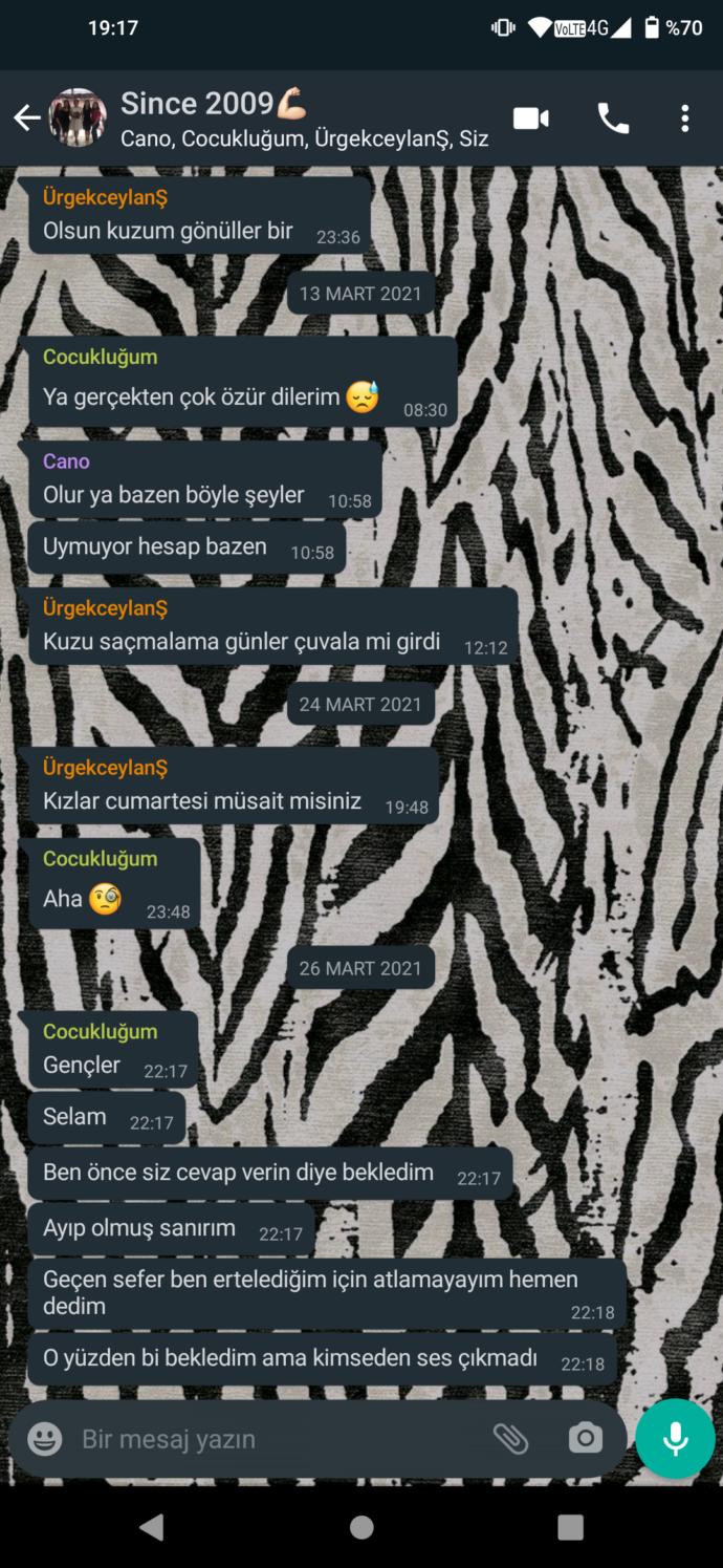 Whatsapp gurubunuzda ne tür muhabbetler dönüyor?