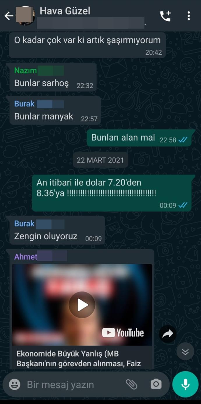 Whatsapp gurubunuzda ne tür muhabbetler dönüyor?