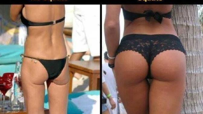 Squat yapmayan kadınların kalçaları çok dağınık değil mi sizce de?