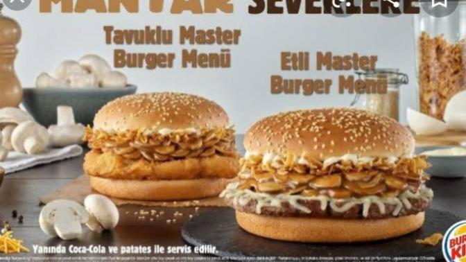 Burgerking in yeni mantarları "master burger"ini yiyen var mı?