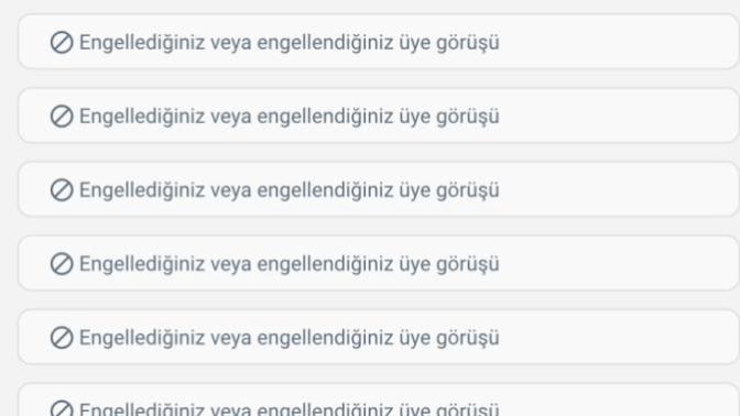 Engellemediğim kimler kaldı beyler😅?