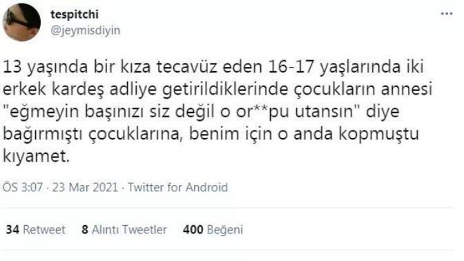 Yakınınız tecavüz zanlısı olsa siz nasıl tavır takınırdınız?