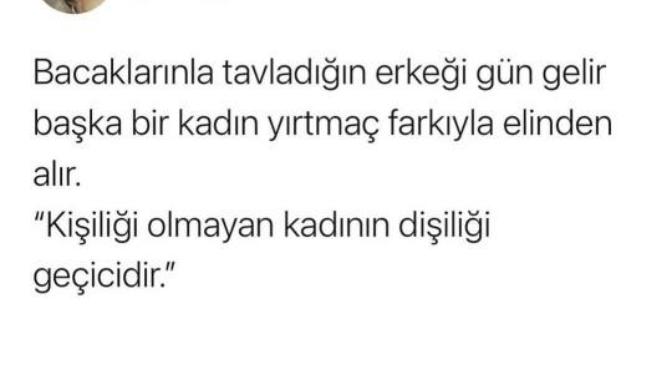 Kişiliği olmayan kadının dişiliği geçici midir?
