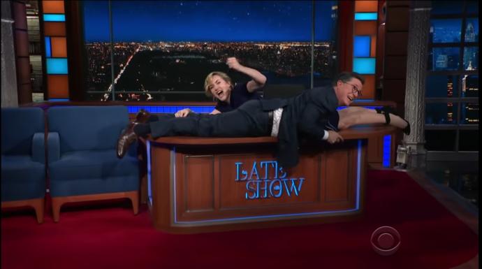 Rose karakterini canlandıran Kate Winslet programda denedi ve oldu.