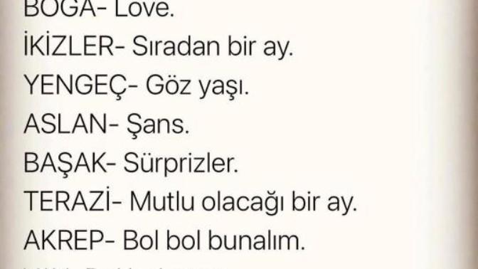 Acaba  Nisan  seni neler bekliyor?