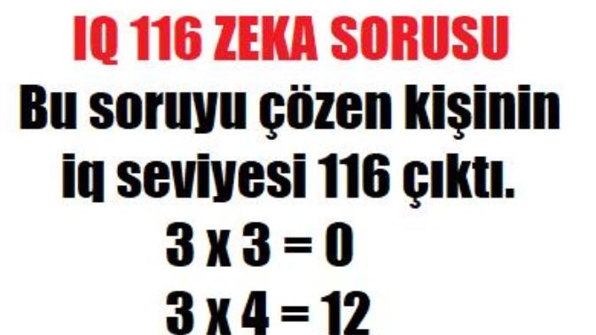 Soruyu çözebilir misiniz?