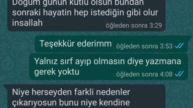 Yaptığı ayıp değil mi şimdi?