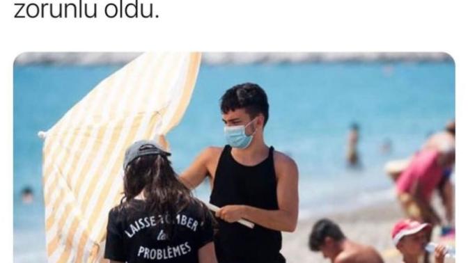 İspanya'da yüzerken maske takmak zorunlu oldu! Denize girerken maske takmak zorunlu olsa karara uyar mısınız?
