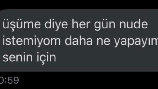 "Üşüme diye her gün nude istemiyorum" diyen flörtüm seviyor mu sizce?