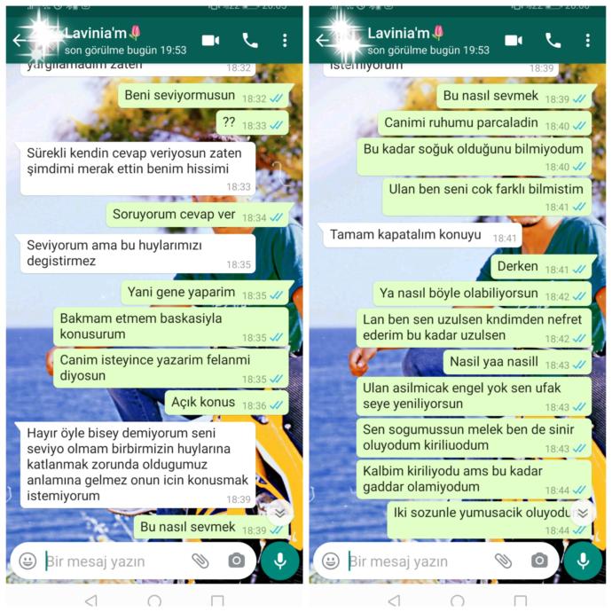 Amacı ne çözemedim. Hakli olunca özür dilerdi yapmam derdi. Şimdi bide ayrıldık kafami dinlicem dedi geri dönermi akil verin?