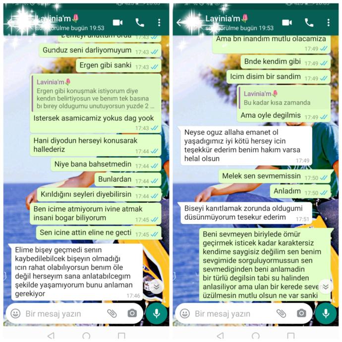 Amacı ne çözemedim. Hakli olunca özür dilerdi yapmam derdi. Şimdi bide ayrıldık kafami dinlicem dedi geri dönermi akil verin?