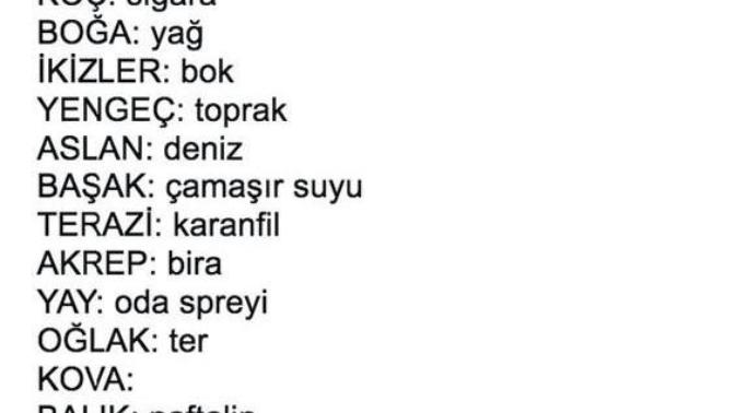 😂😂Burçların bir kokusu olsaydı sen ne kokardın😂🥳 ?