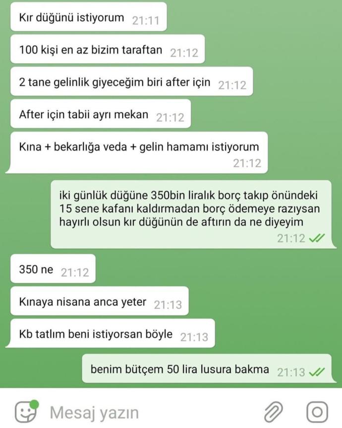Kızlar neden Evliliği 1 kişi olarak görüyor?