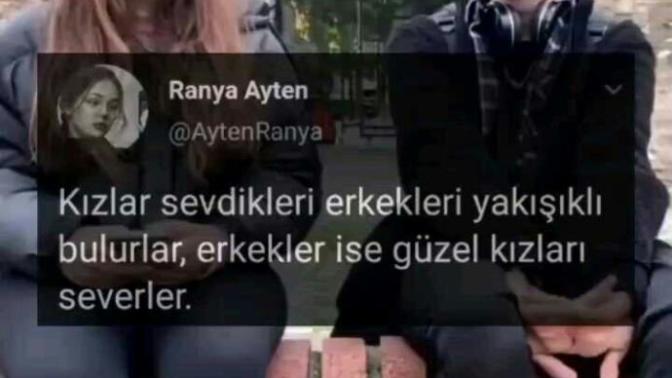 Kızlar sevdiğini yakışıklı görürmüş, erkekler güzel kız severmiş. Doğru mu?