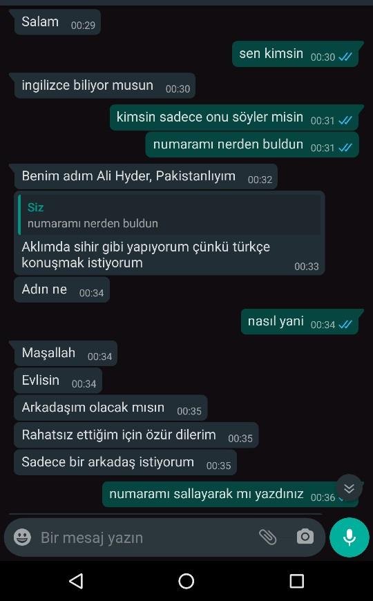 Şu ana kadar aldığınız en garip mesaj neydi?