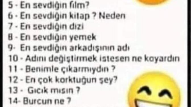 Evet arkadaşlar 1 soru hakkınız vardır?