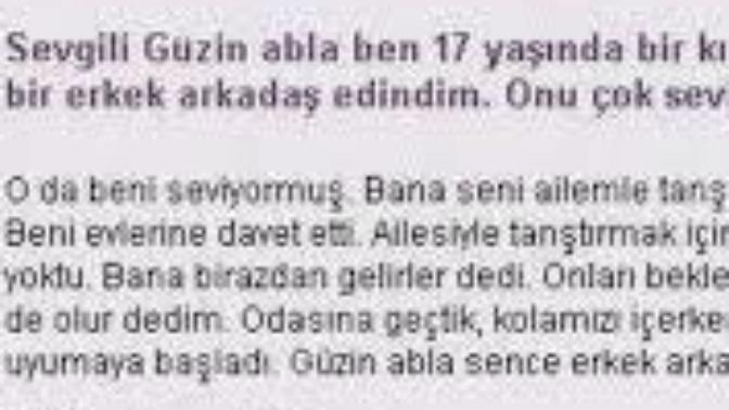 Neden Güzin abla varda Güzin abi yok?