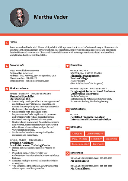 Kick Resume CV