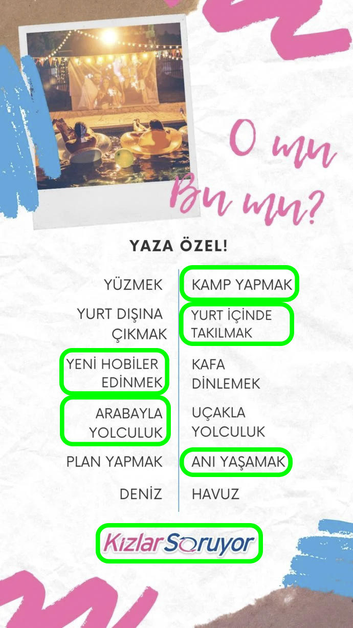 Elleri buruşana kadar denizde kalmak isteyenler buraya! 🌊 Yaza dair favorileriniz neler?