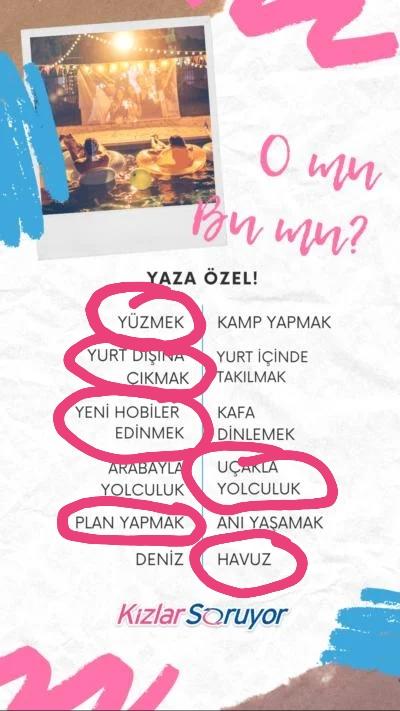 Elleri buruşana kadar denizde kalmak isteyenler buraya! 🌊 Yaza dair favorileriniz neler?