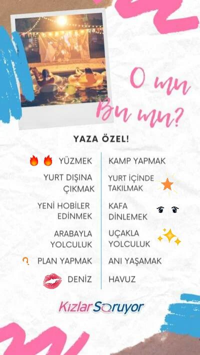 Elleri buruşana kadar denizde kalmak isteyenler buraya! 🌊 Yaza dair favorileriniz neler?