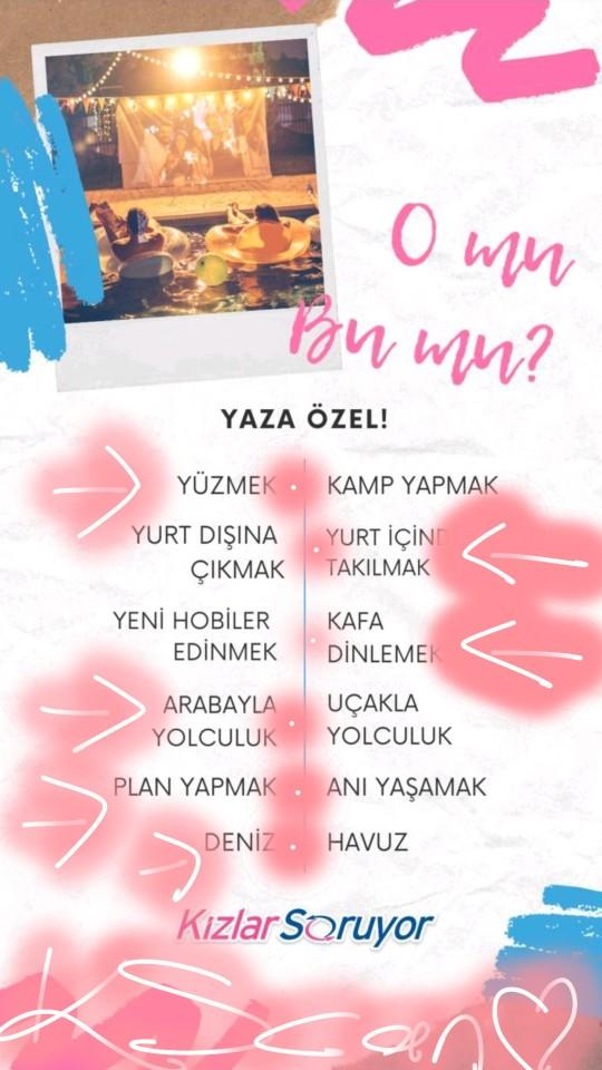 Elleri buruşana kadar denizde kalmak isteyenler buraya! 🌊 Yaza dair favorileriniz neler?