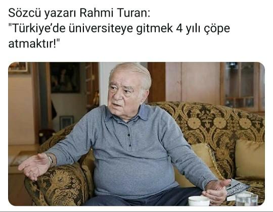 Türkiyede üniversite okumak 4 yılı çöpe atmak mıdır?