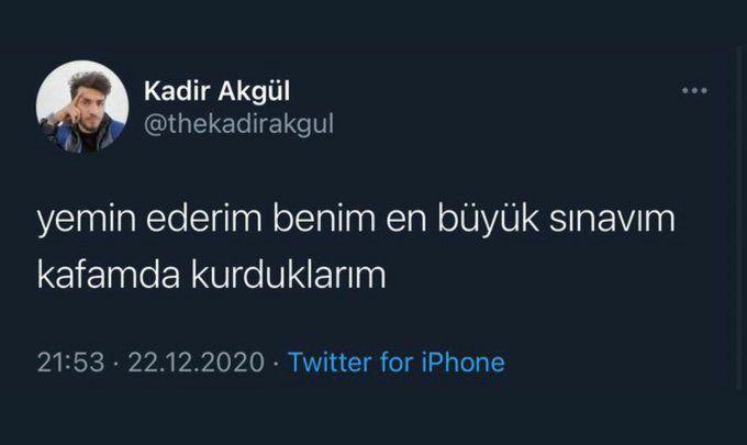 En büyük sınavınız nedir?