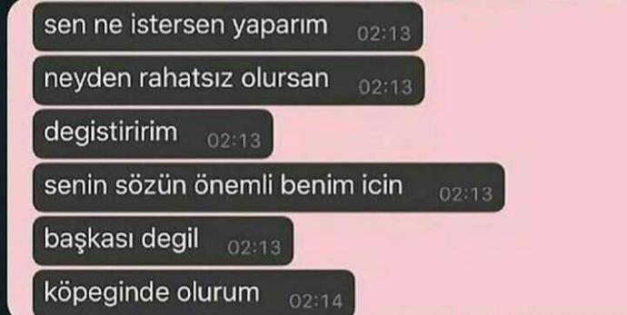 Sevgiliniz için nelerden vazgeçersiniz?