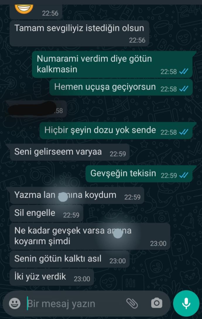 Böyle küfür etmesi normal mi?