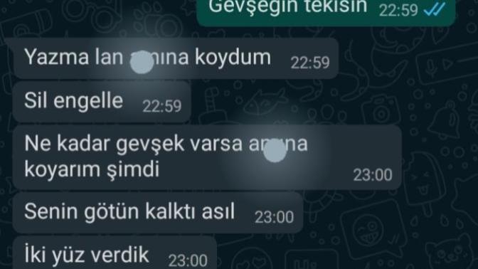 Böyle küfür etmesi normal mi?