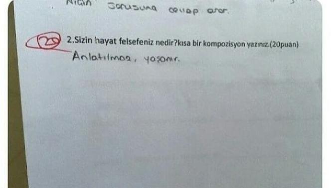 Sizin hayat felsefeniz nedir?