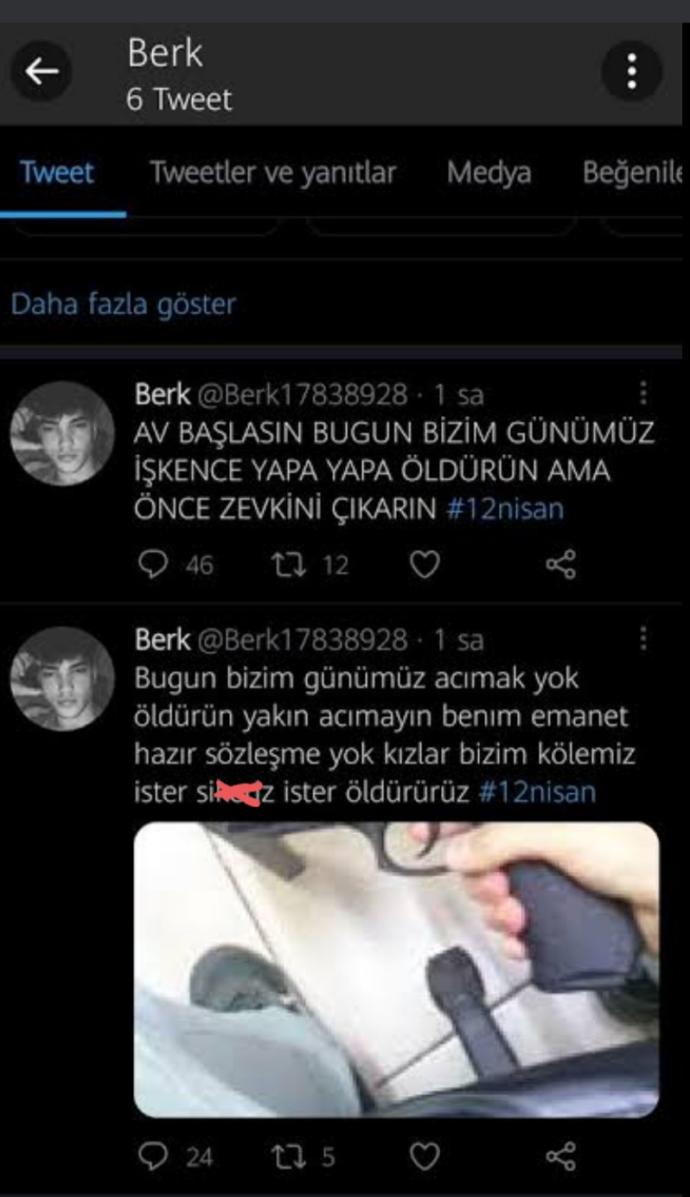 Bugün 12 Nisan, taciz ve tecavüzün meşrulaşmasını isteyen 2 tweet olay yarattı! Mizah mı, gerçek mi?