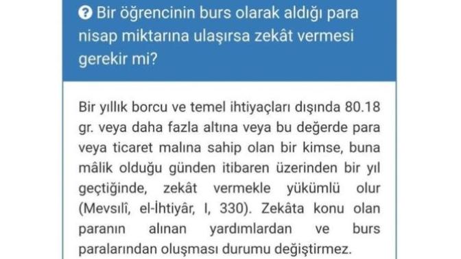 Burs alan öğrenci Zekat verebelir mi ?