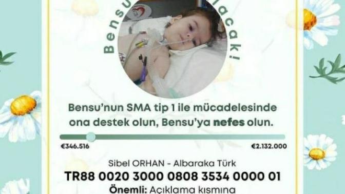 SMA hastalığı için bağış yapmak ya da paylaşarak destek olmak ister misiniz?