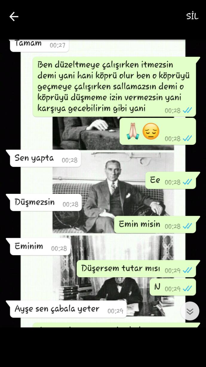 Sizce beni seviyor mu, bana sadece çabala dedi neden öyle demiş olabilir (Kendimi affettirmek istemiştim.) Bu sözlerden ne anlim?