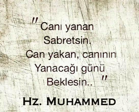Her mazlumun öcünü bir başka zalimmi alır?