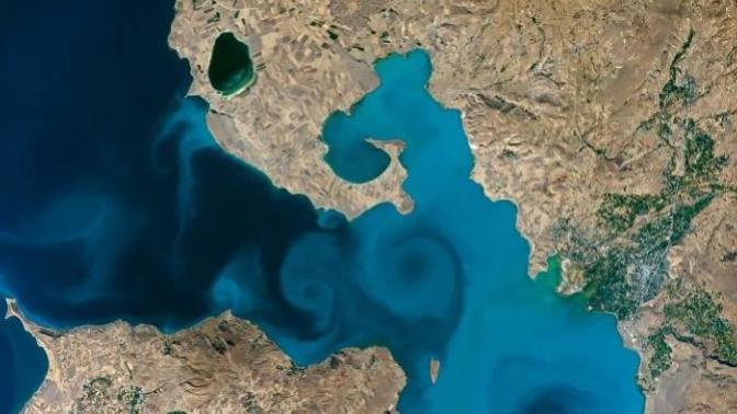 NASA'nın online fotoğraf yarışmasında yarıfinal kazananı Van Gölü oldu! Birinciliğe bayrak asalım mı?