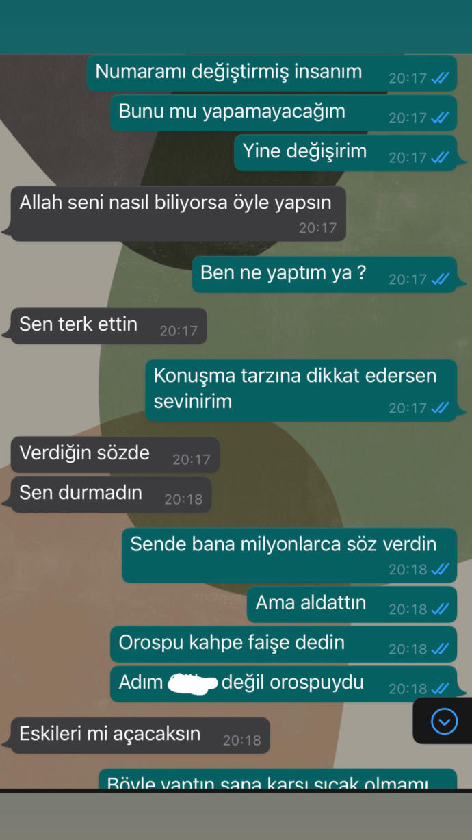 Beni aldatan kandıran defalarca yalan söyleyen adam peşimi bırakmıyor?