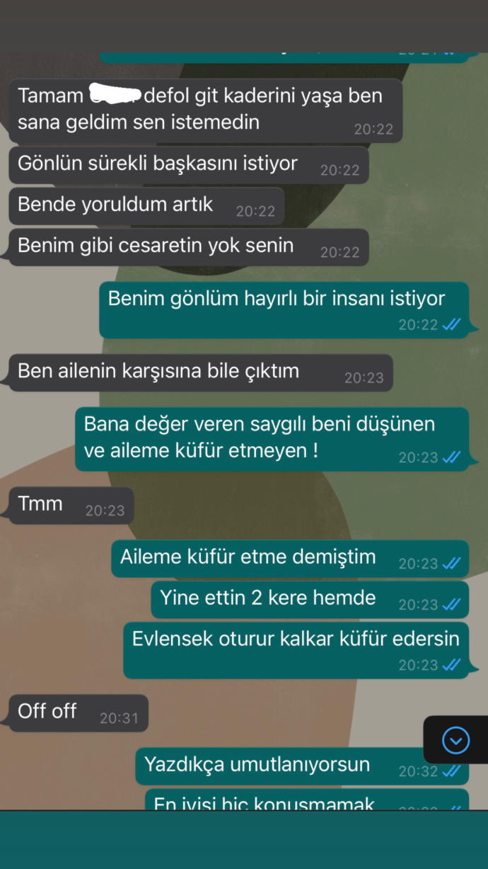 Beni aldatan kandıran defalarca yalan söyleyen adam peşimi bırakmıyor?