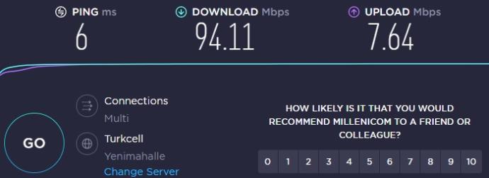 İnternet hızınızdan memnun musunuz?
