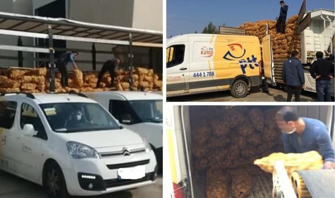 Patates ve soğanları dağıtma görevi PTTye kaldı! Ekonomimizin iyi olduğunun göstergesi değil mi bu?