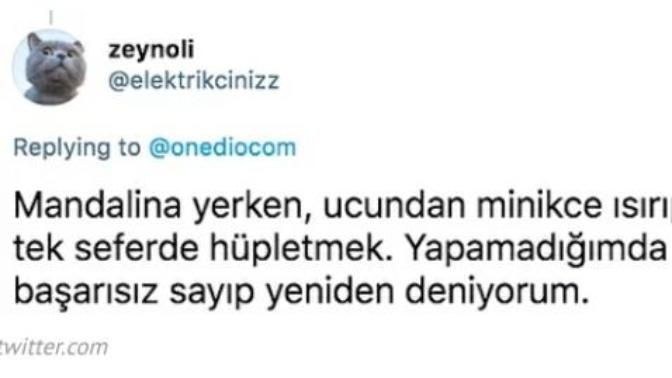 Tuhaf alışkanlıklara sahip misiniz?