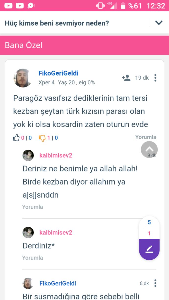 Sorumun adı  hüç kimse beni sevmiyor neden?
