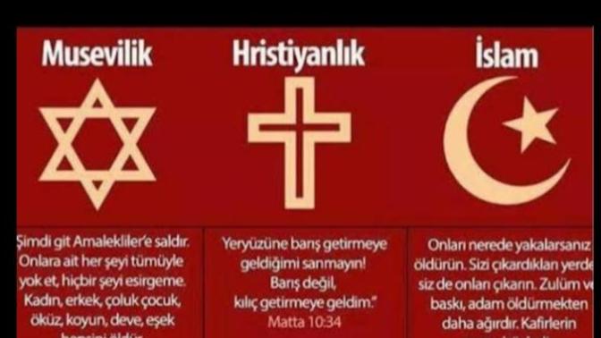Dininiz Musevilik mı Hristiyanlık mı İslam mı?