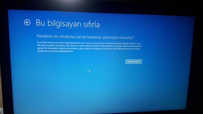 BİLGİSAYARİM ACİLMİYOR?