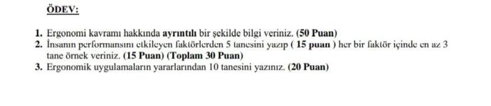 Ergonomik uygulamaların yararları ile ilgili bir bilgisi olan var mı?